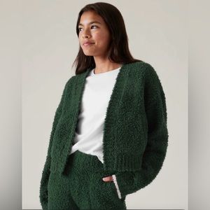Athleta Girl Plush Knit Cardigan, size L/12